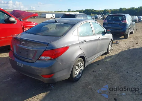 2017 Hyundai Accent Se z USA, uszkodzony, nr VIN KMHCT4AE0HU248612